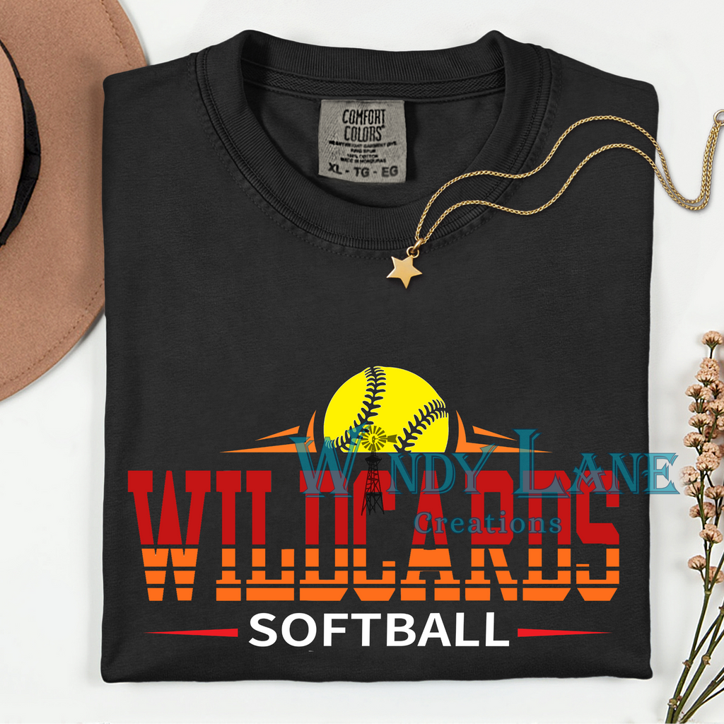 Wildcards softball Comfort Color
