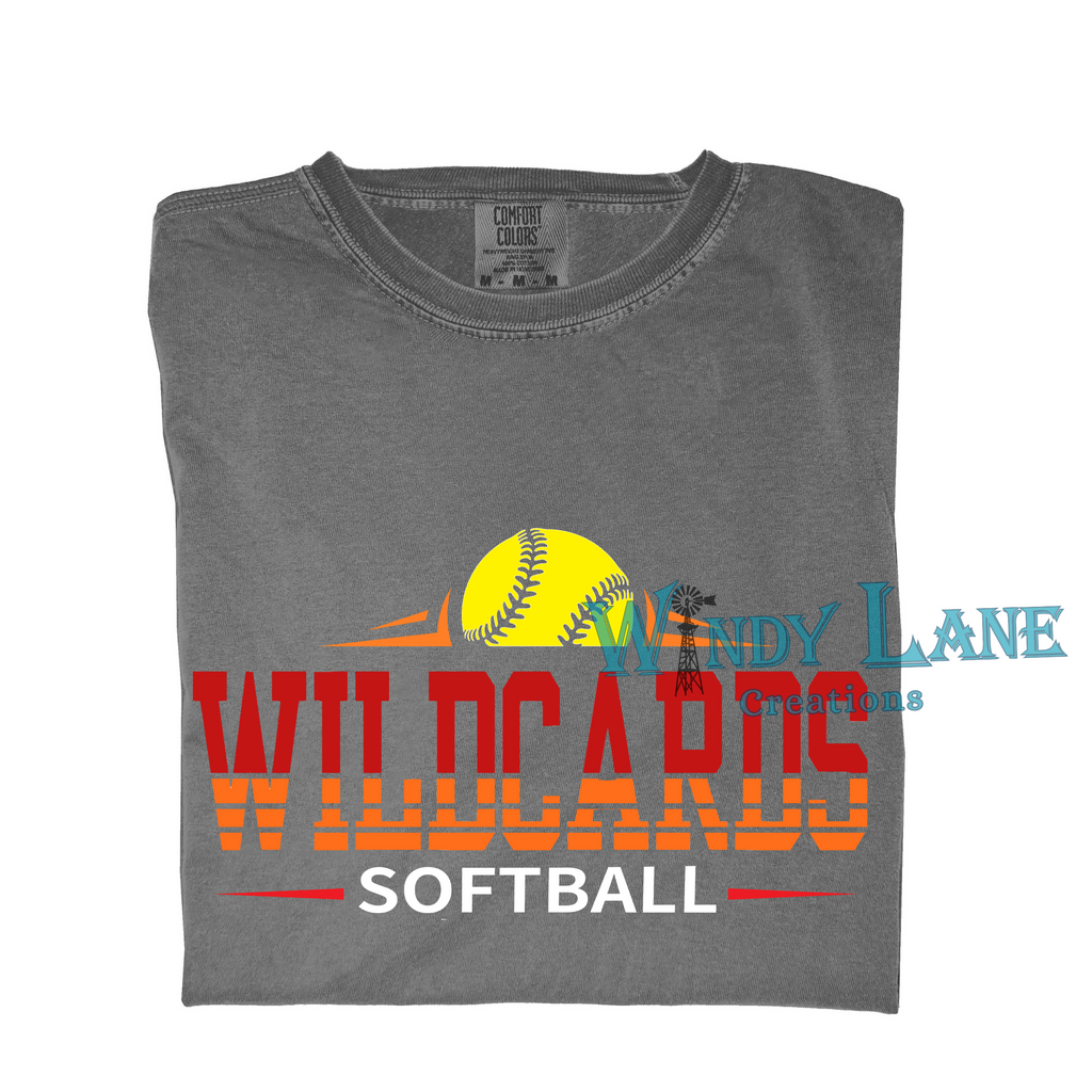 Wildcards softball Comfort Color
