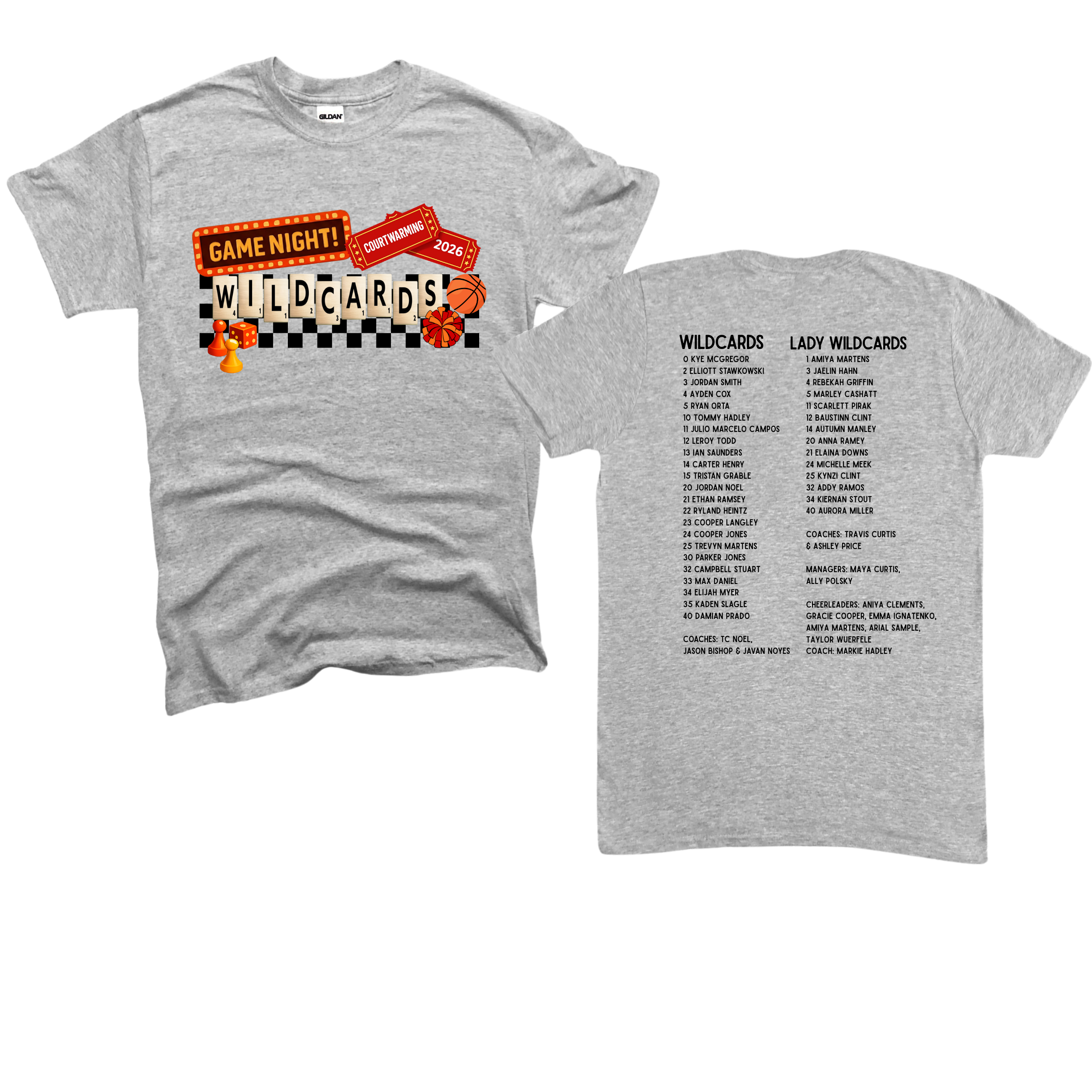 Wildcards Courtwarming Shirt/ crewneck/ hoodie