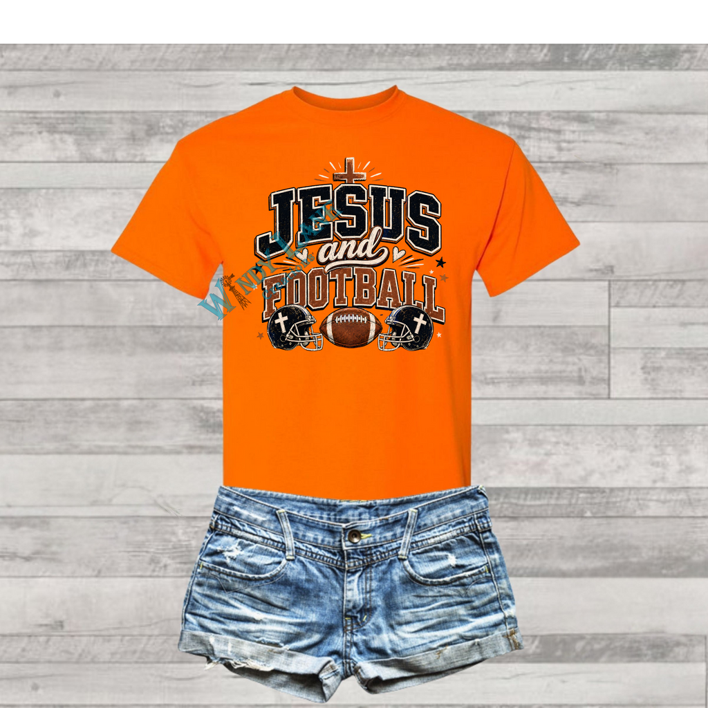 Jesus and Football Gildan Youth T-shirt