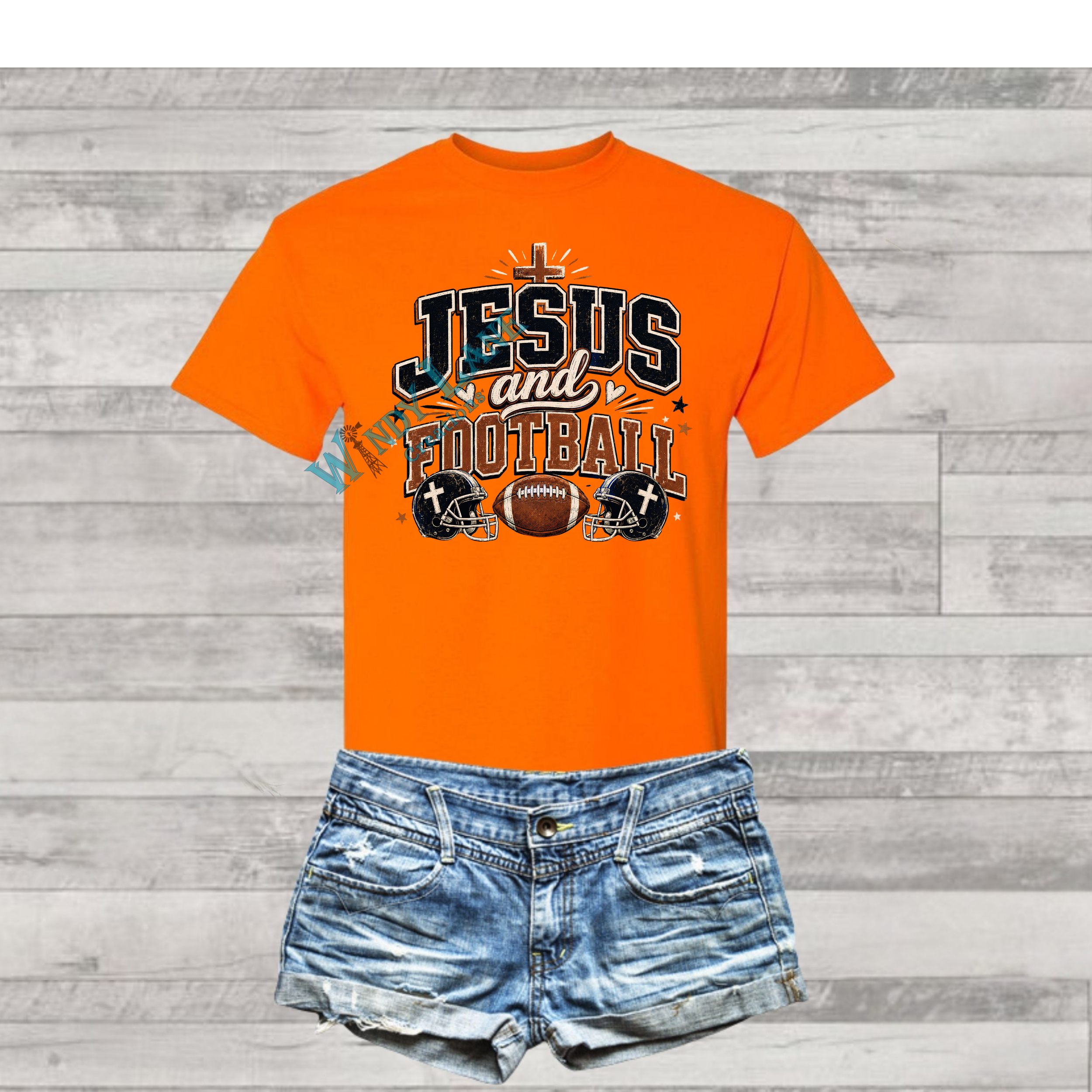 Jesus and Football Gildan Youth T-shirt