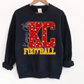 Kansas City Football Stars Black Crewneck