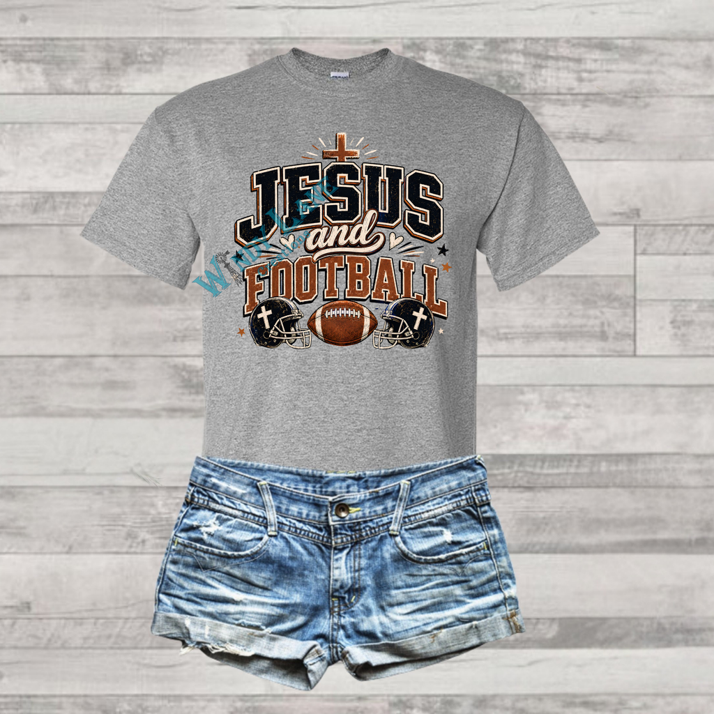 Jesus and Football Gildan Youth T-shirt