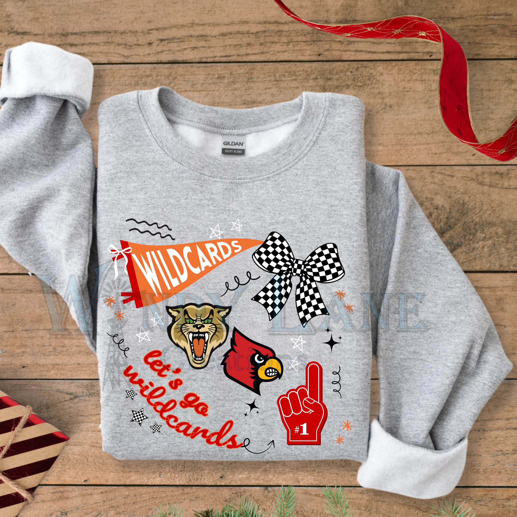 Wildcards foam finger bow Adult sizes