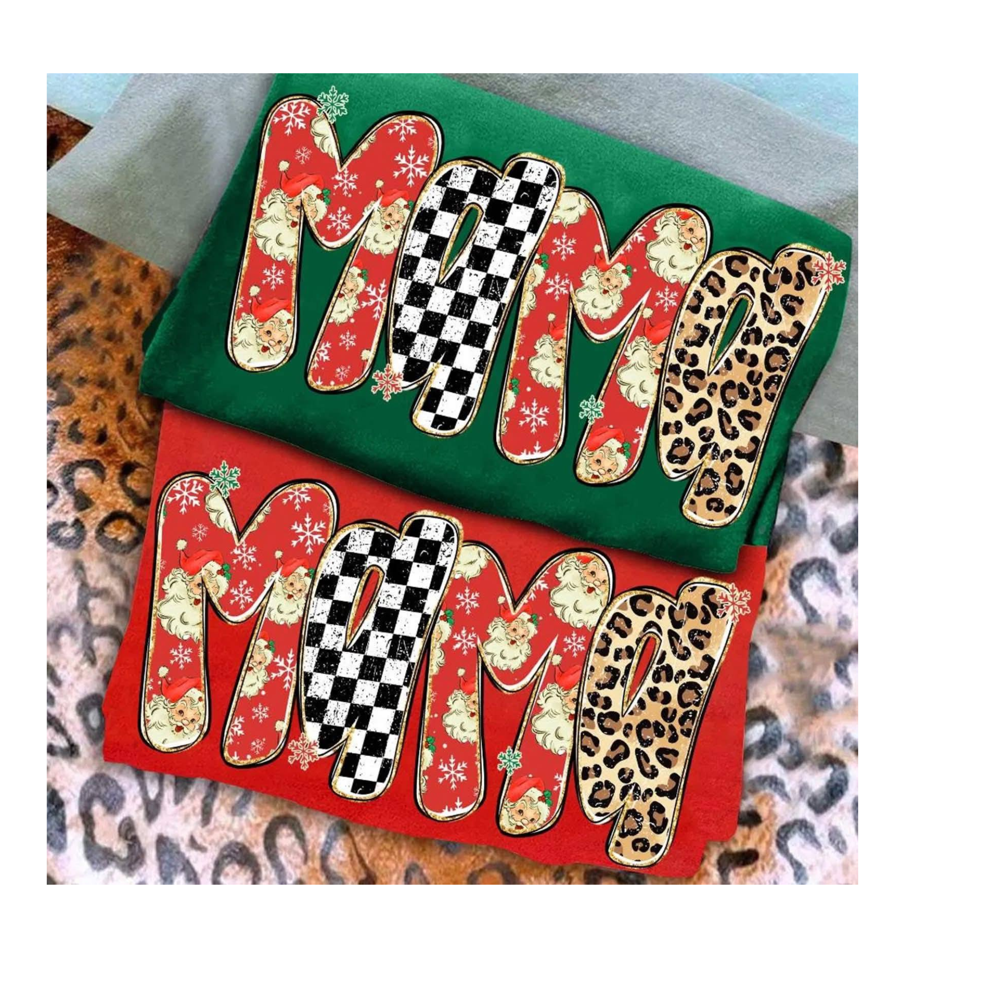 Mama Santa Gildan T-shirt/ Crewneck