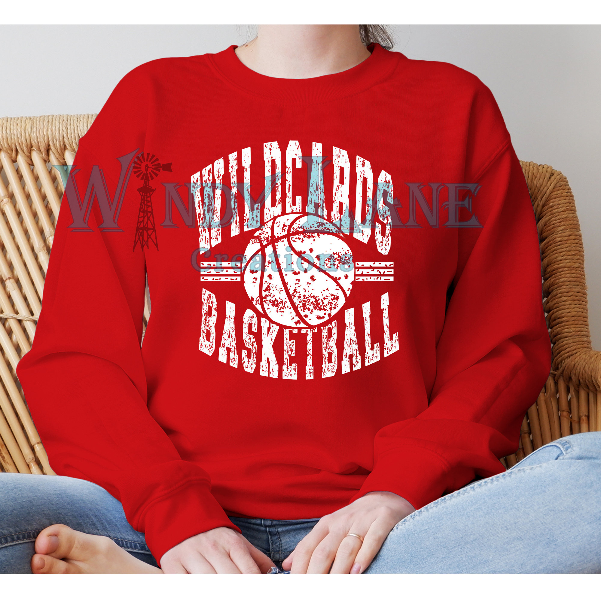 Wildcards basketball Gildan crewneck