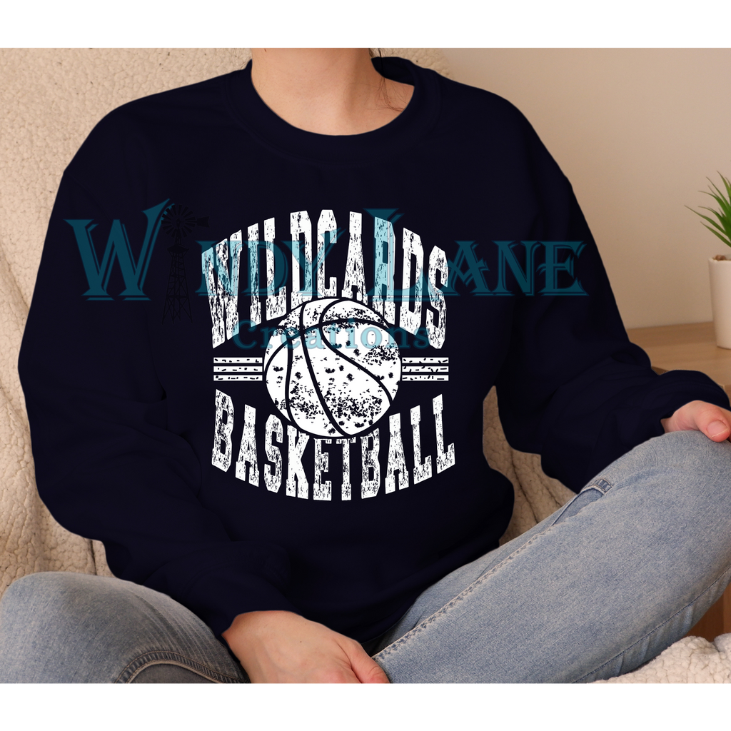 Wildcards basketball Gildan crewneck