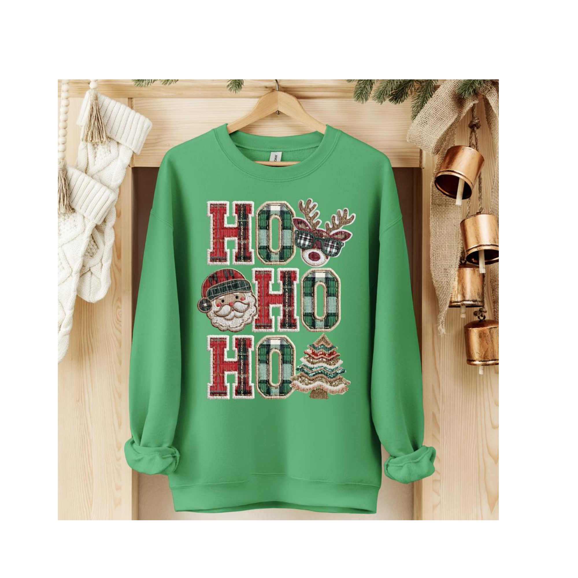 Ho HO HO Crewneck Gildan