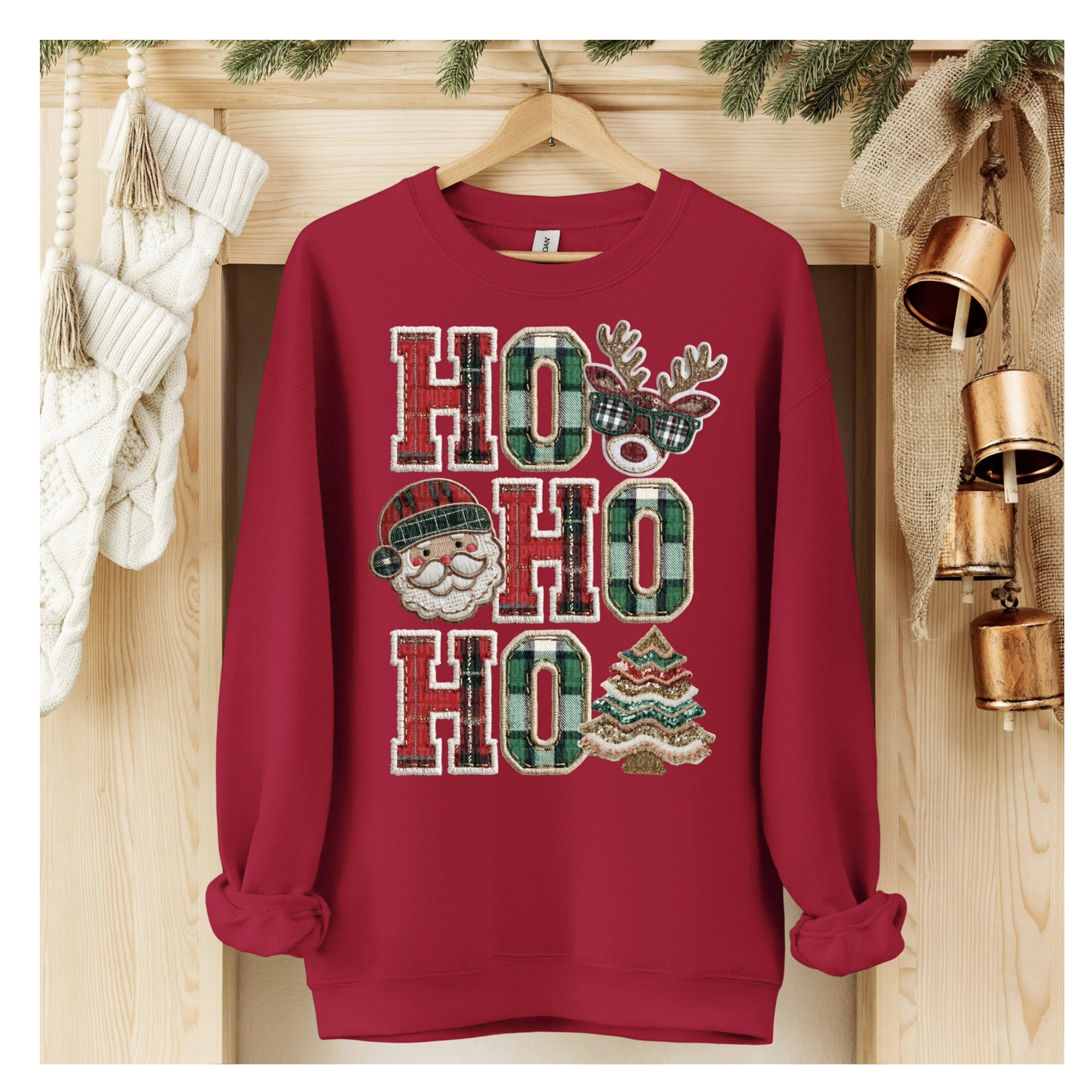 Ho HO HO Crewneck Gildan