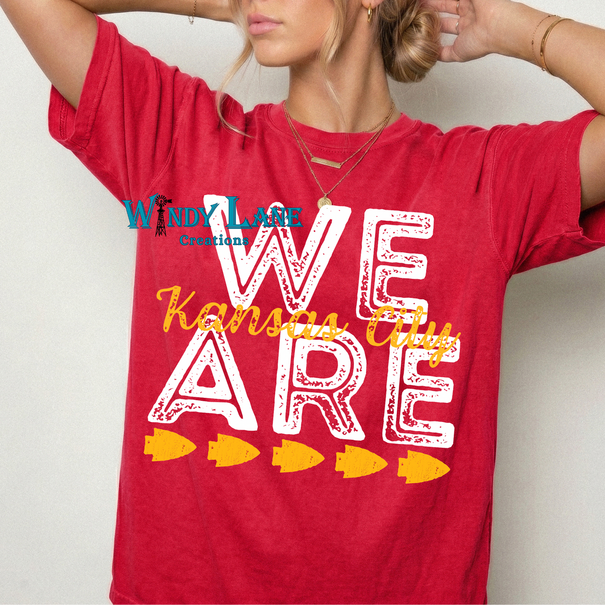 Comfort color or Gildan t-shirt we are Kansas City
