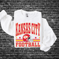 Kansas City Football Helmet on white
