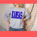 College Kansas Football Crewneck