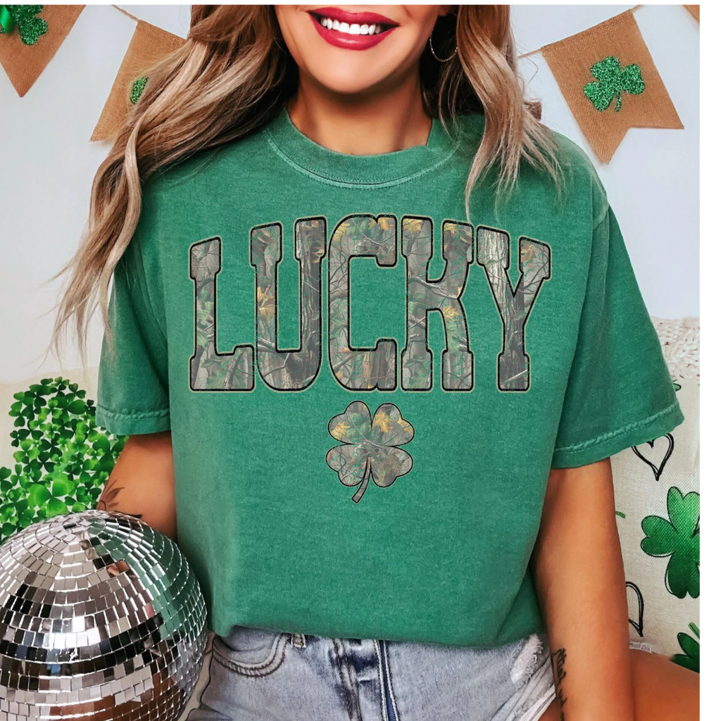 Lucky Camo Comfort colort t-shirt