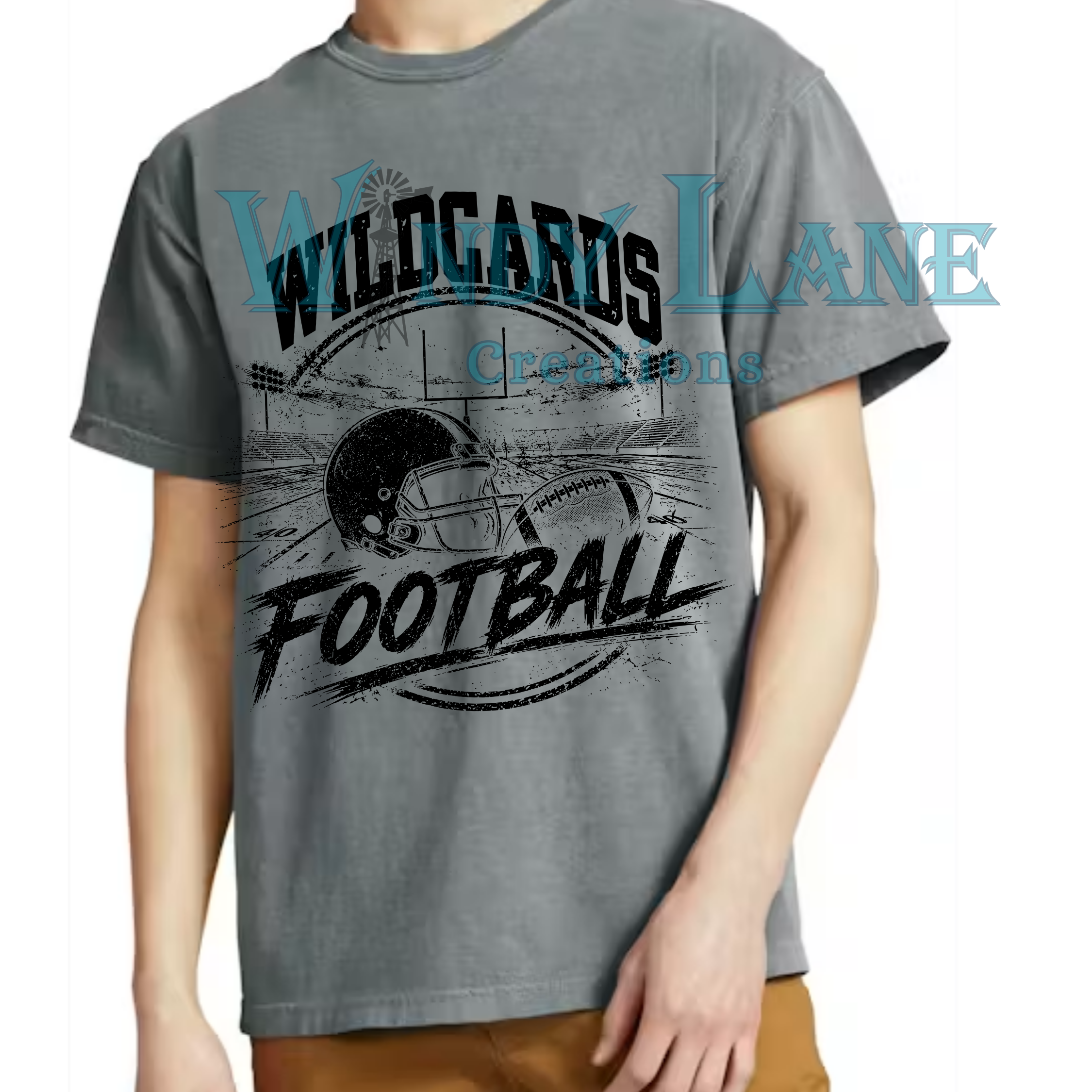 WILDCARDS Football Distressed