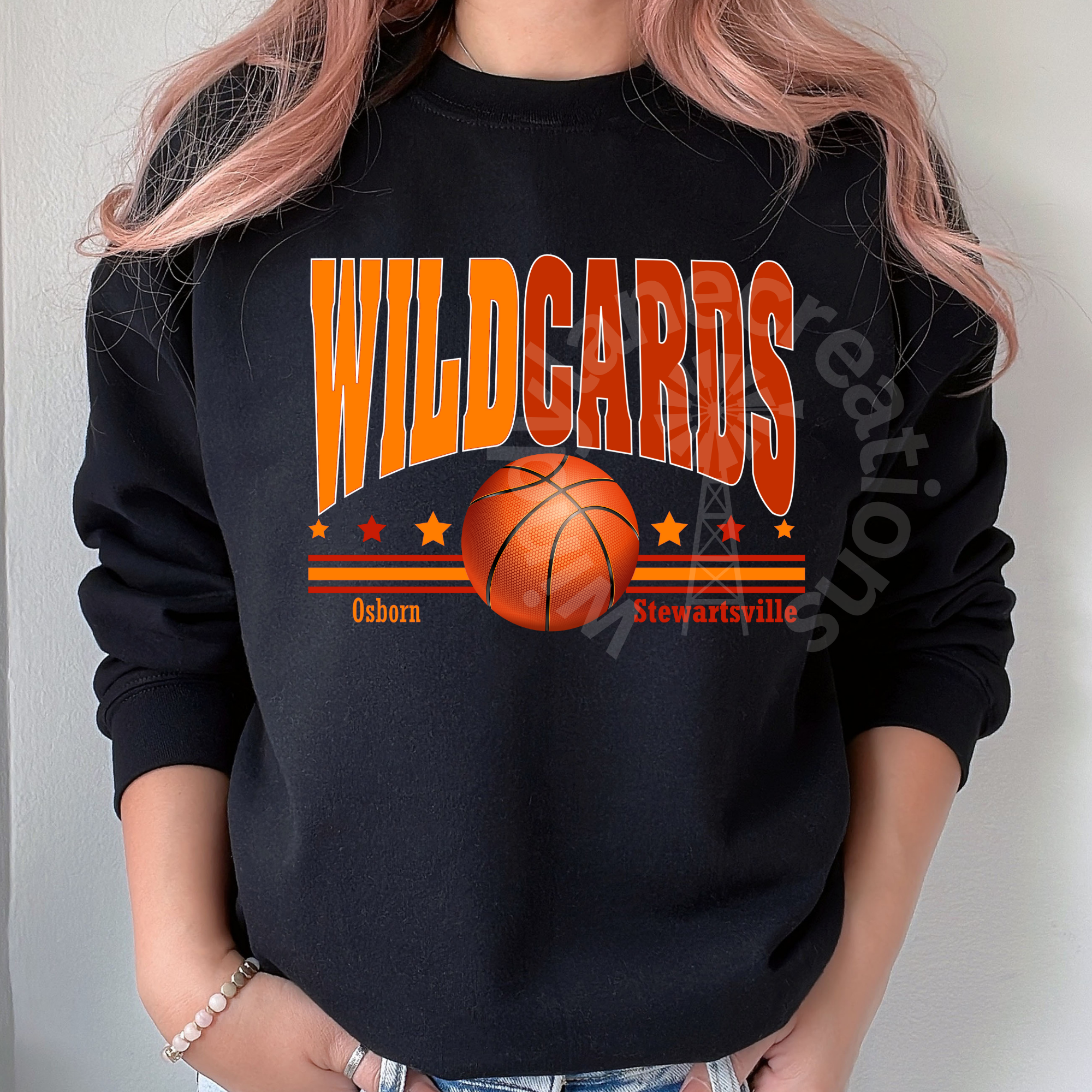 Wildcards basketball with stars t-shirt/ crewneck/ hoodie