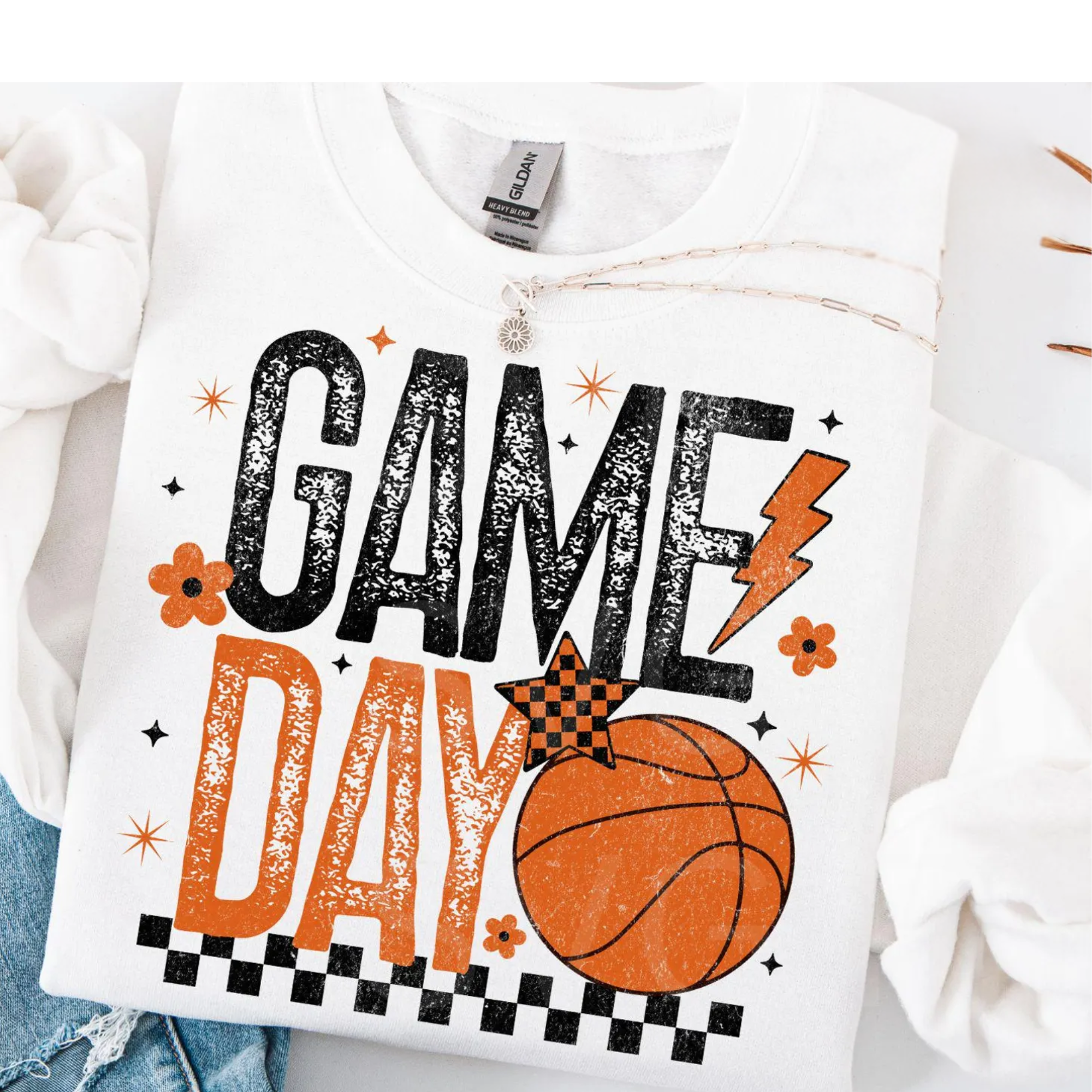 Game Day White/ gray youth and adult sizes