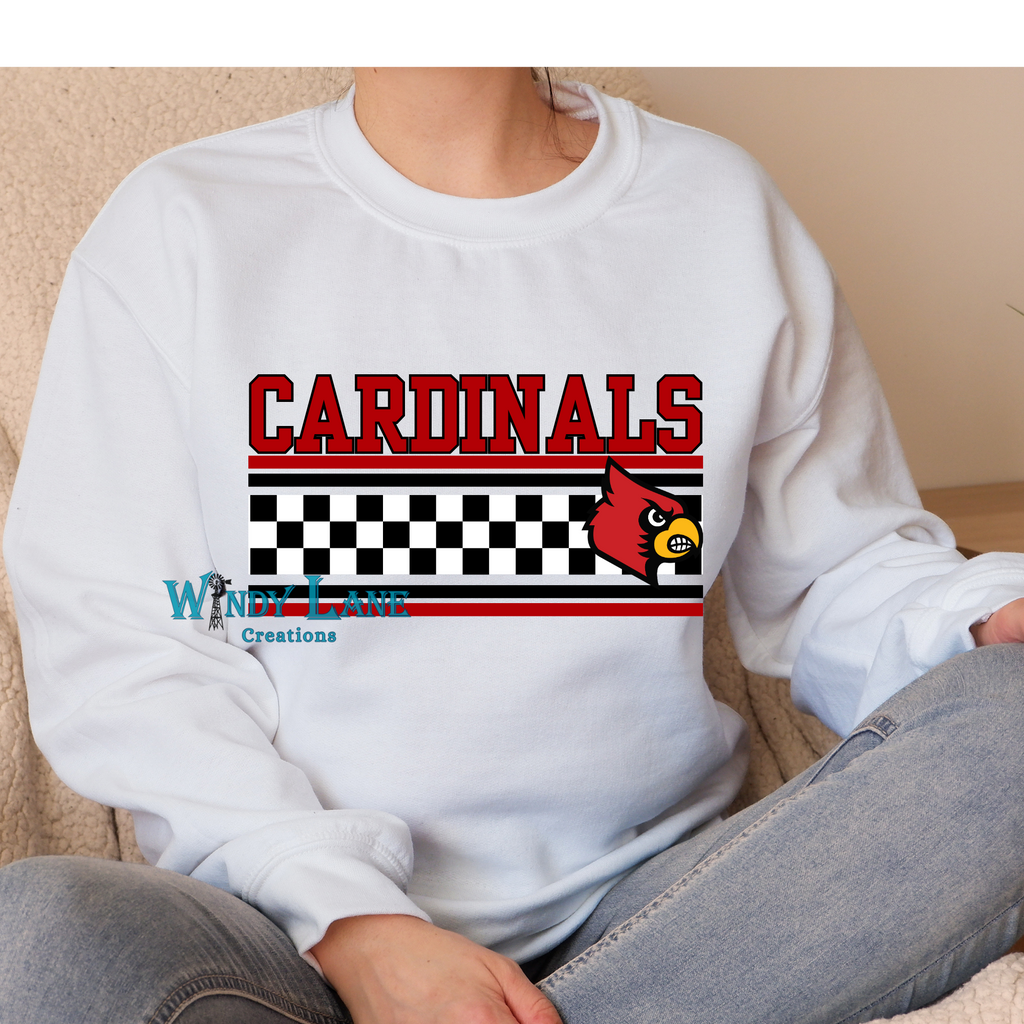 Cardinals Checkered
