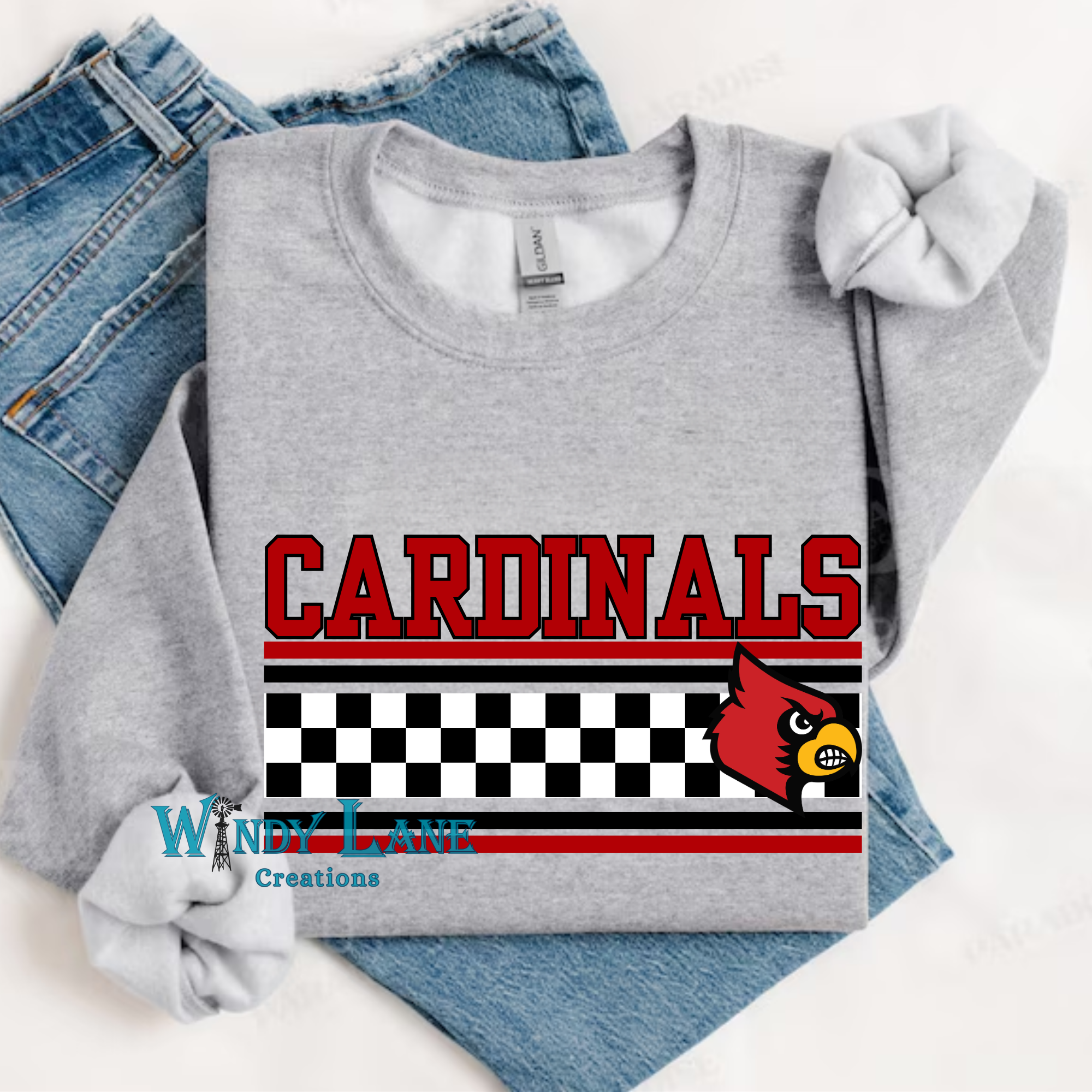 Cardinals Checkered