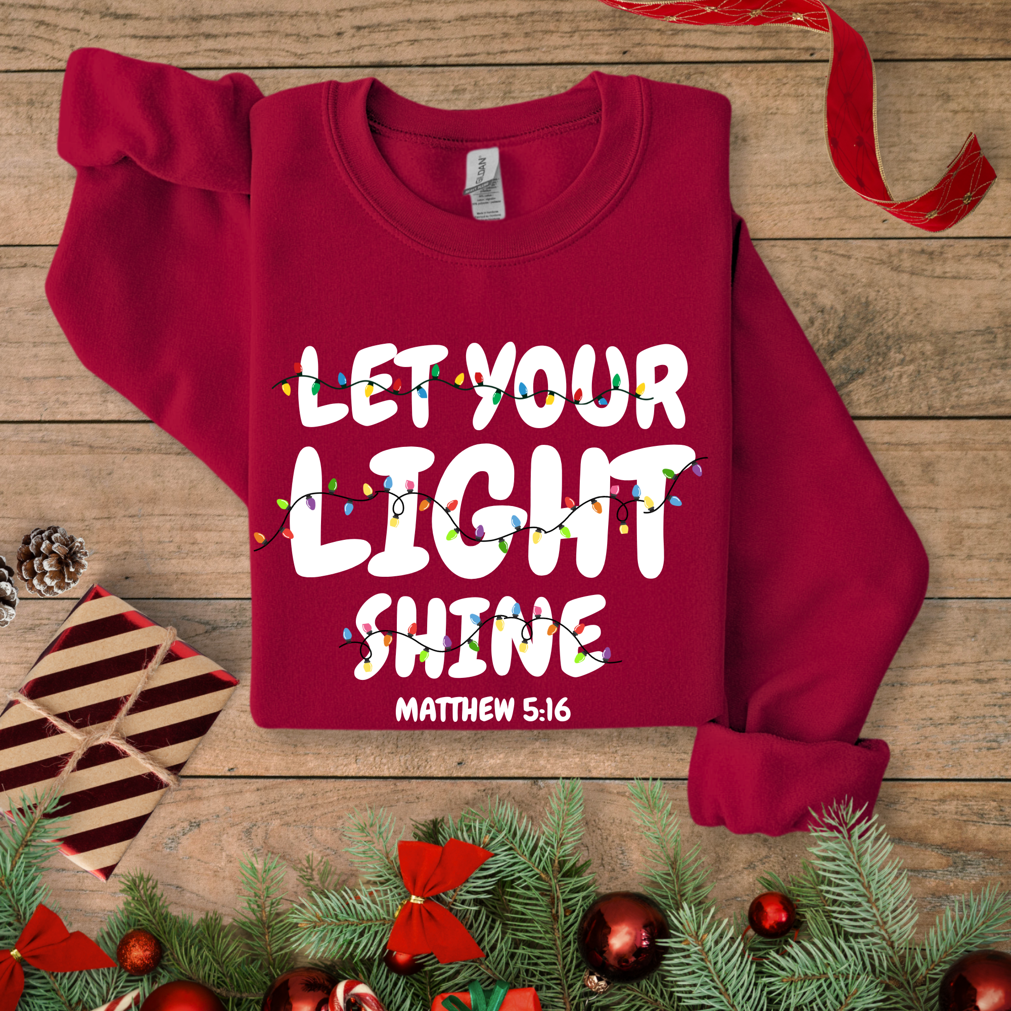 Let your light shine Gildan