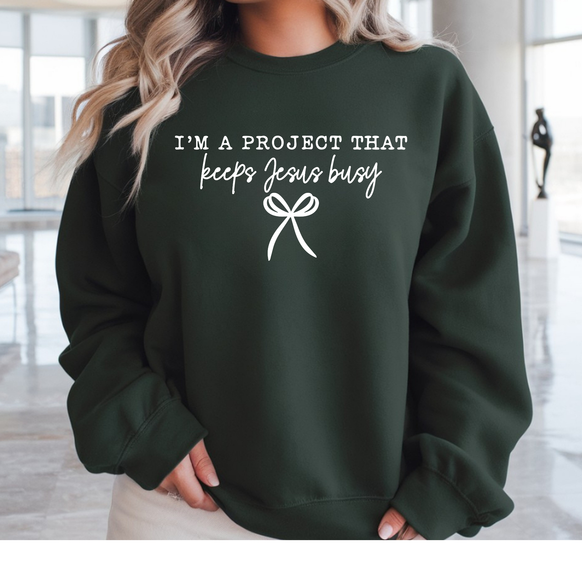 I'm a project that keeps Jesus busy
