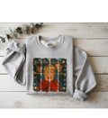 Retro Christmas Characters Gildan Crewneck Adult and Kids