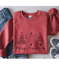 Merry Christmas Heather Gildan Crewneck