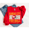 Kansas City Football We ain't done yet t-shirt/ crewneck
