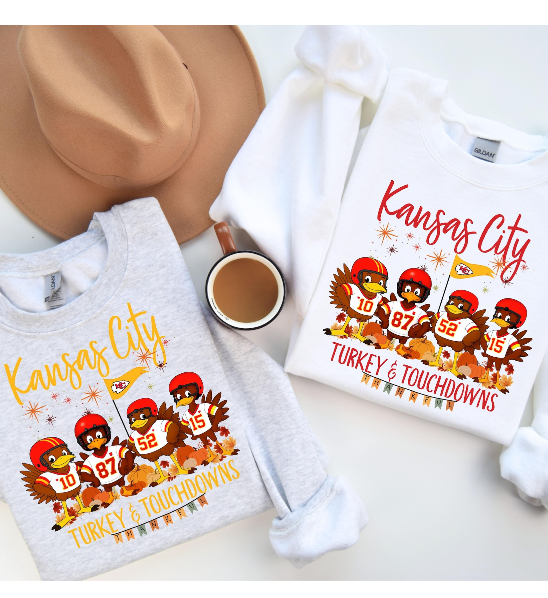 Kansas City Turkey & Touchdowns Gildan Unisex fit