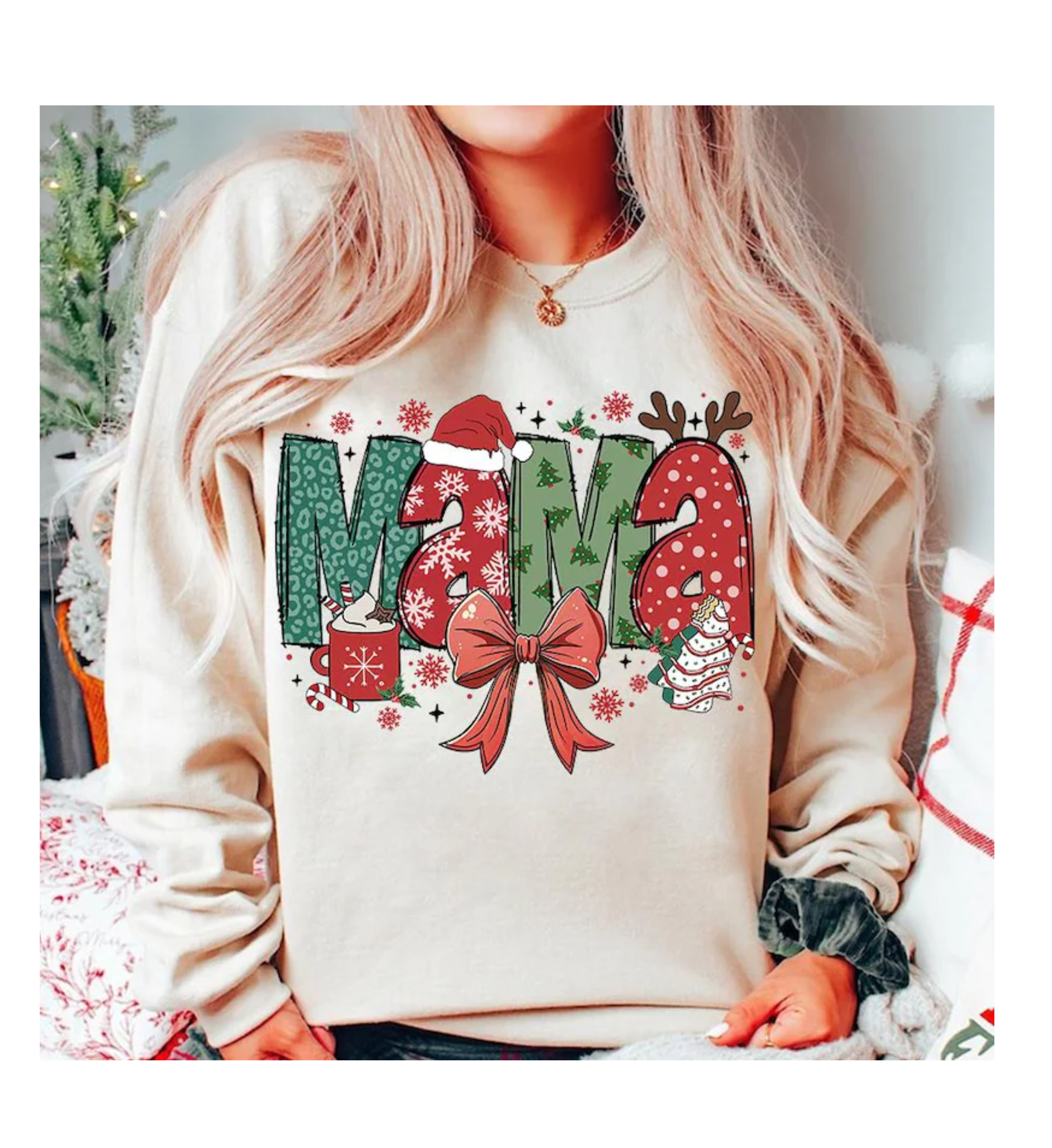 Mama Christmas Gildan unisex fit