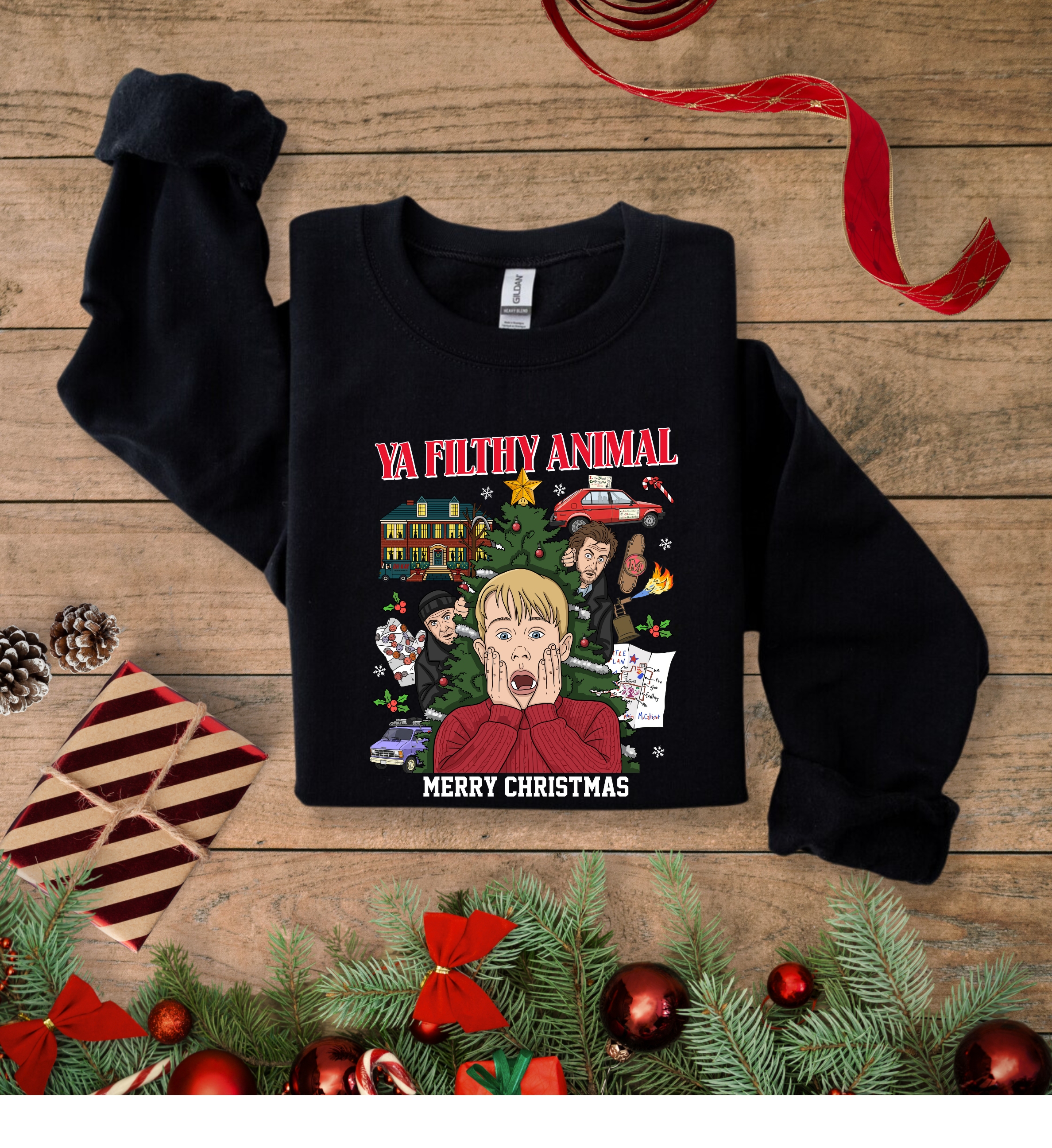 Gildan Home Animal Crewneck youth and Adults