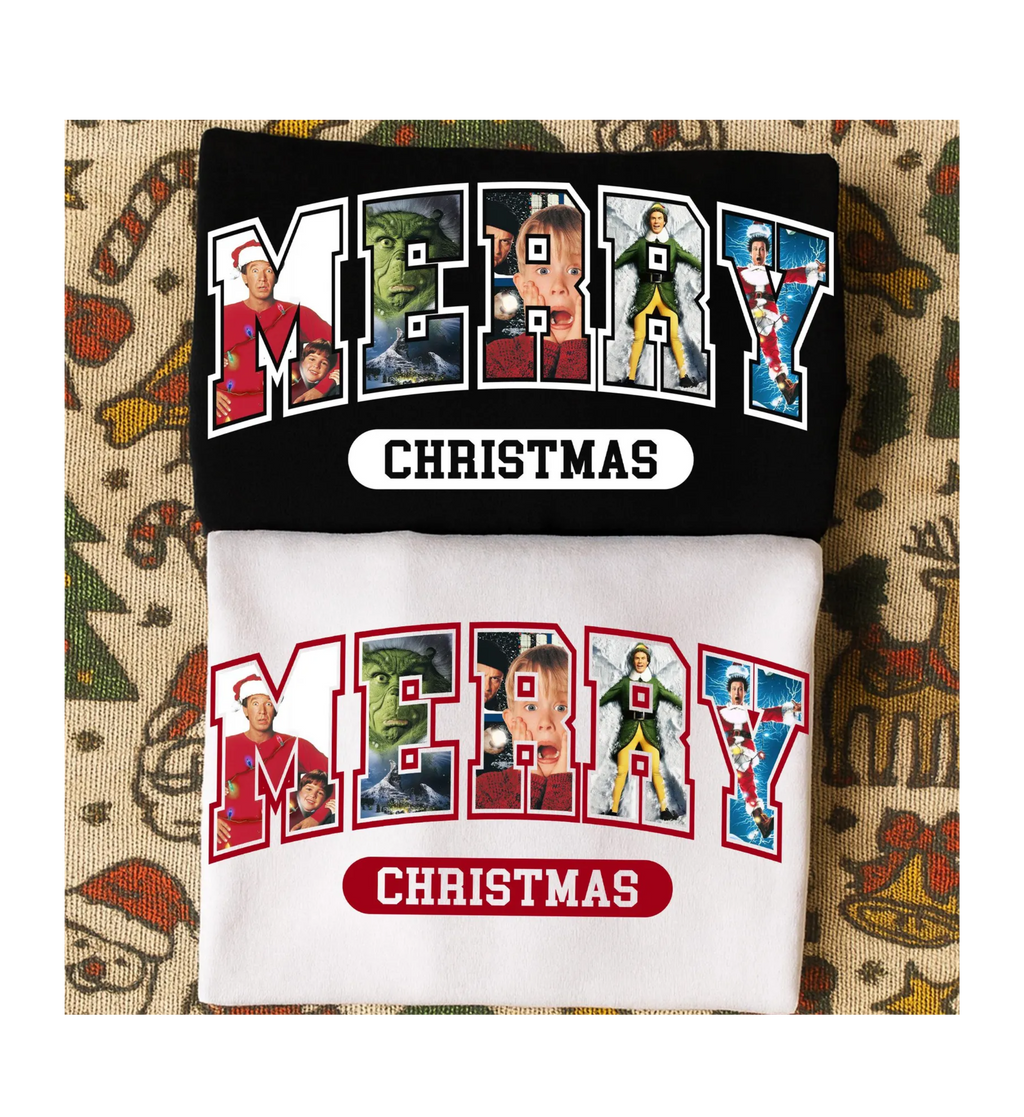 Merry Christmas Gildan Adults and Youth Sizes