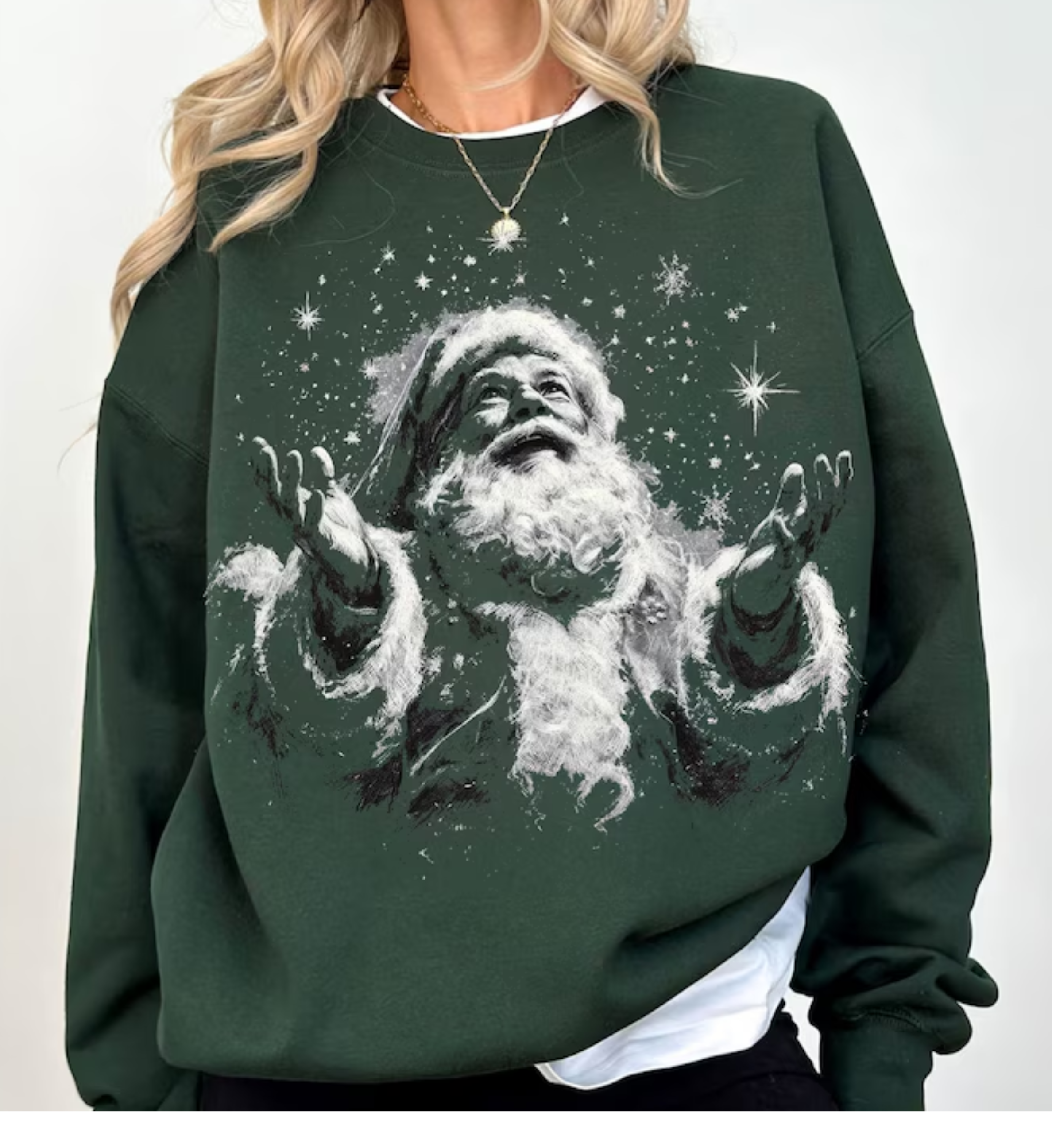 Vintage Santa Gildan Adult and Youth