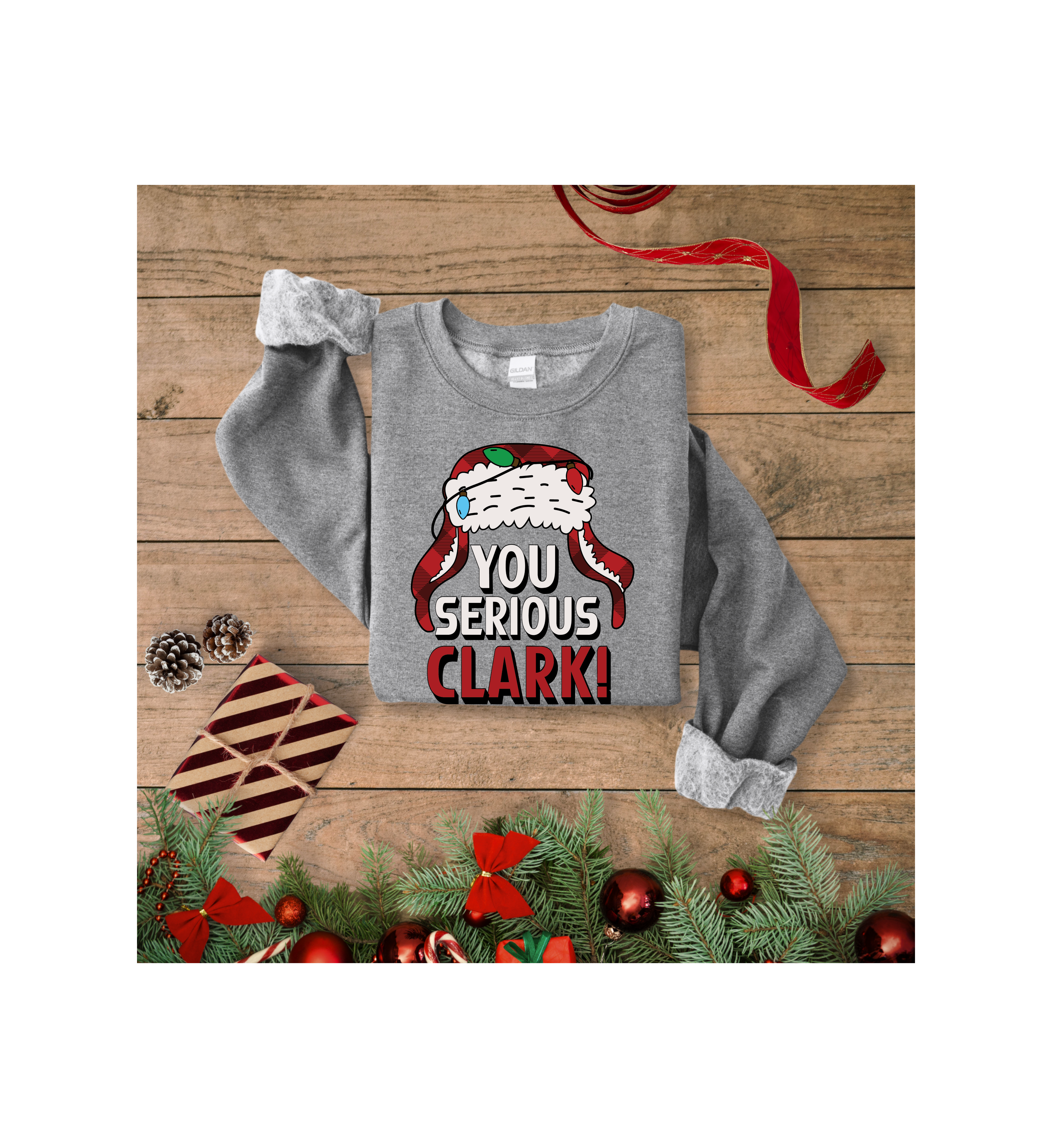 You serious? Gildan sweatshirt