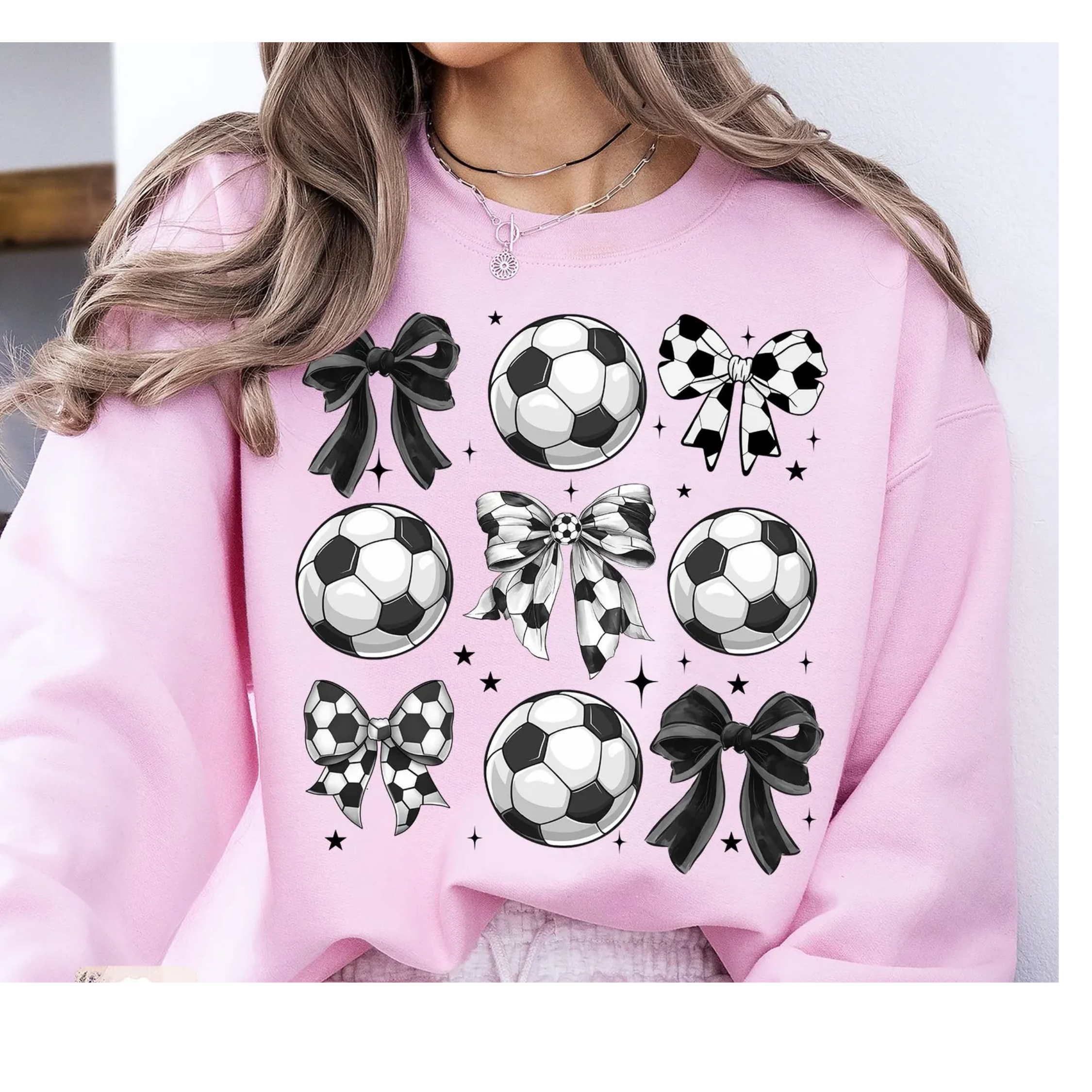 Soccer and Bows Gildan