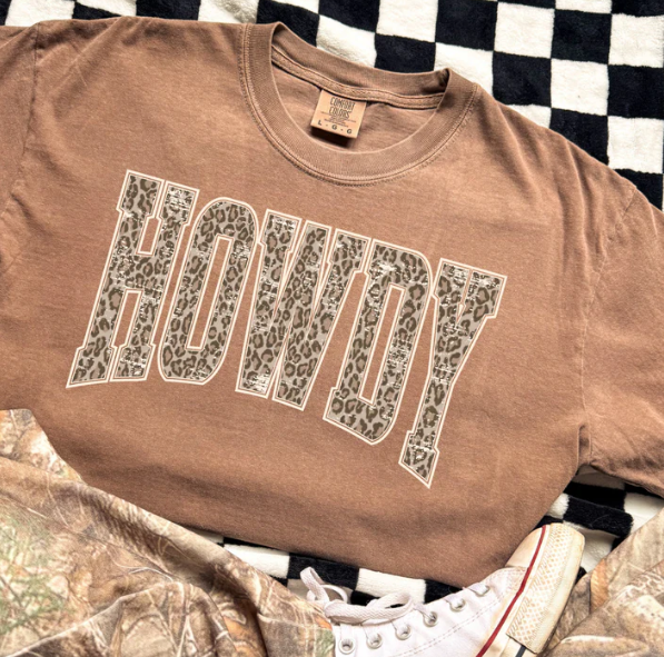 Howdy Comfort color T-shirt Espresso