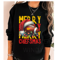 Merry Merry Football Crewneck Black
