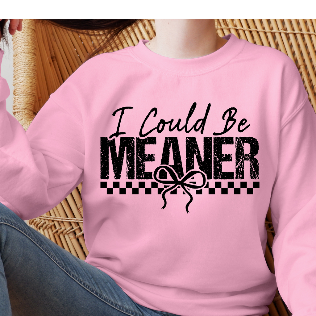 I could be meaner Gildan unisex fit