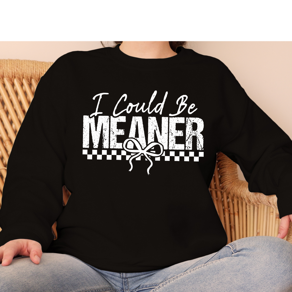 I could be meaner Gildan unisex fit