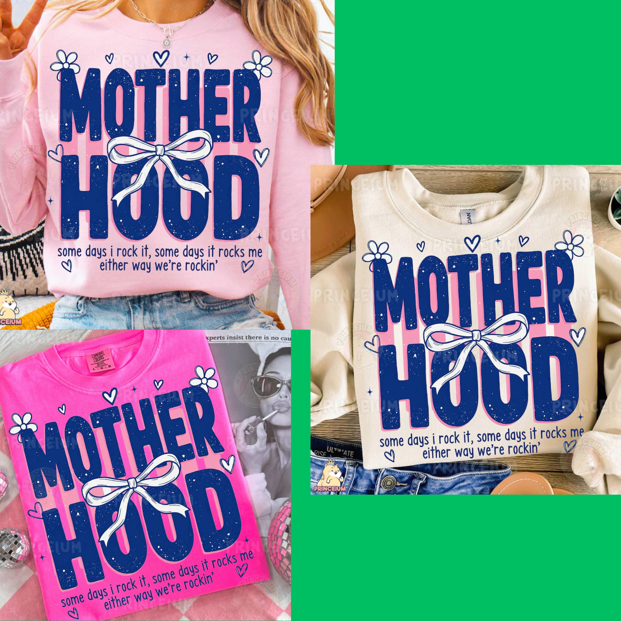 Mother Hood Gildan t-shirt/ crewneck