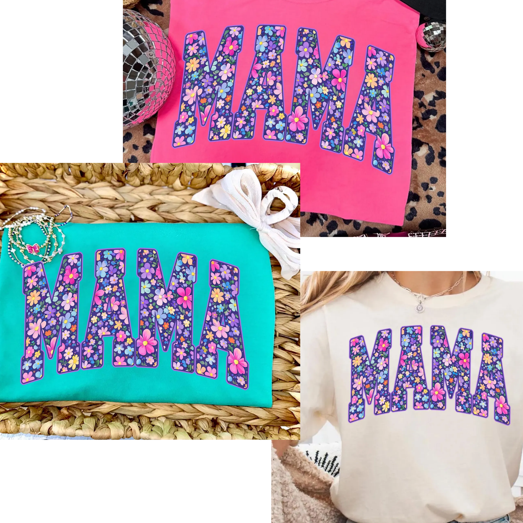 Mama Floral Comfort Color