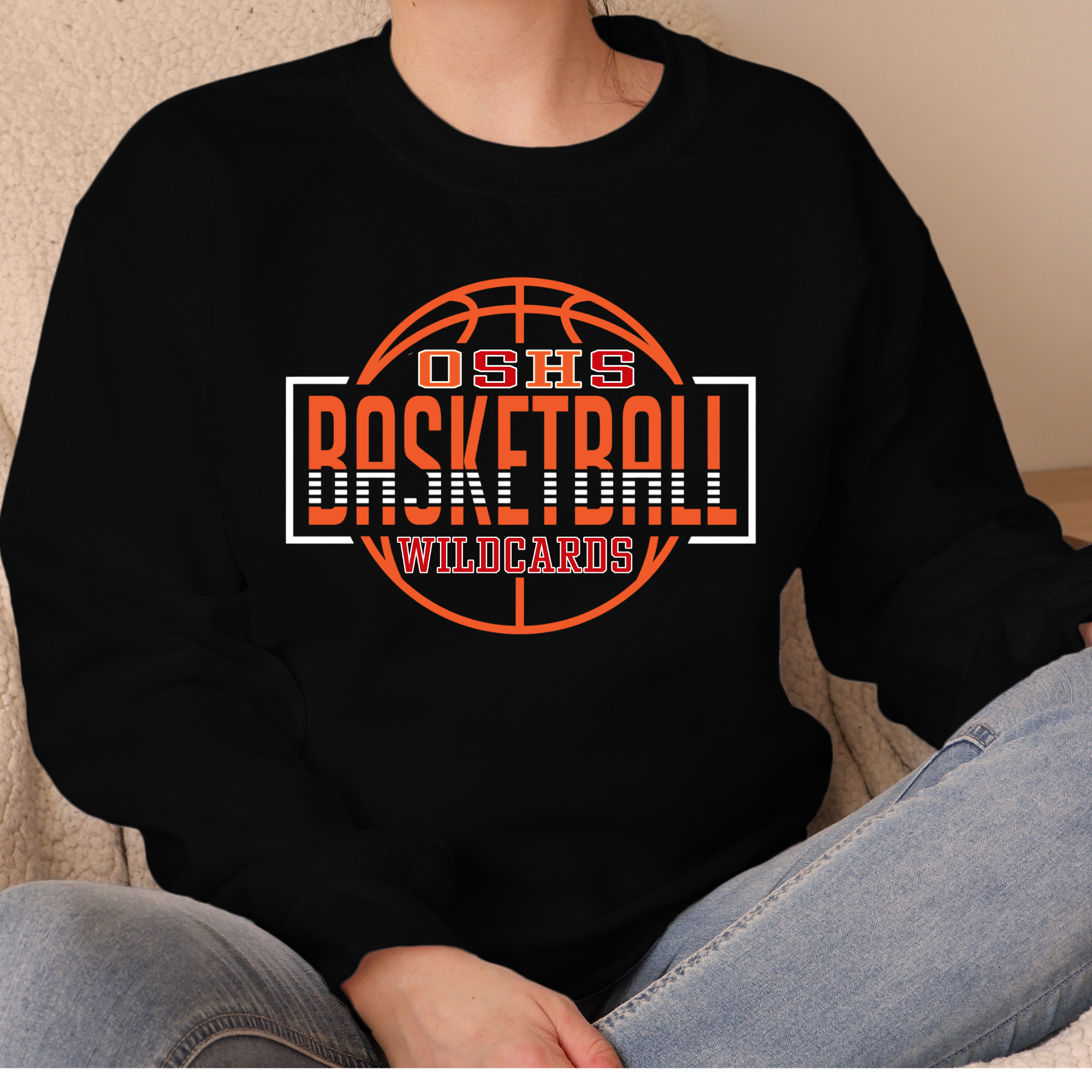 OSHS Basketball Gildan T-shirt, Crewneck, Hoodie Black