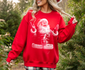 Vintage Santa Gildan Crewneck Youth and Adults