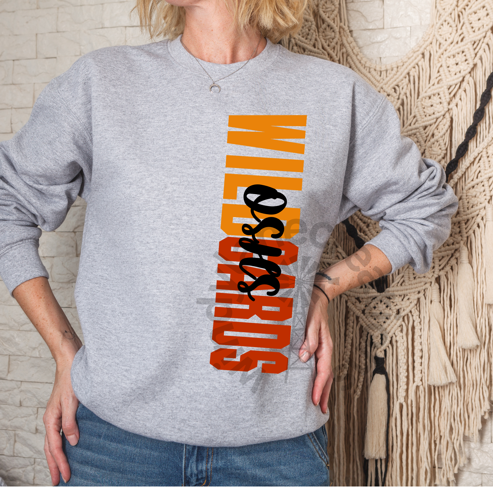 Wildcards OSHS Side Gray t-shirt/ crewneck