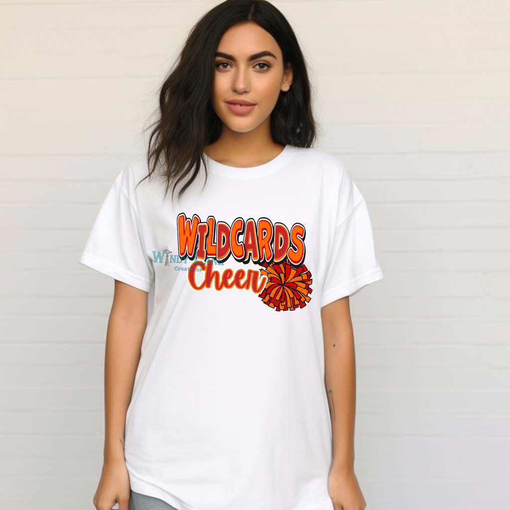 Wildcards Cheer Gildan T-shirt/ crewneck