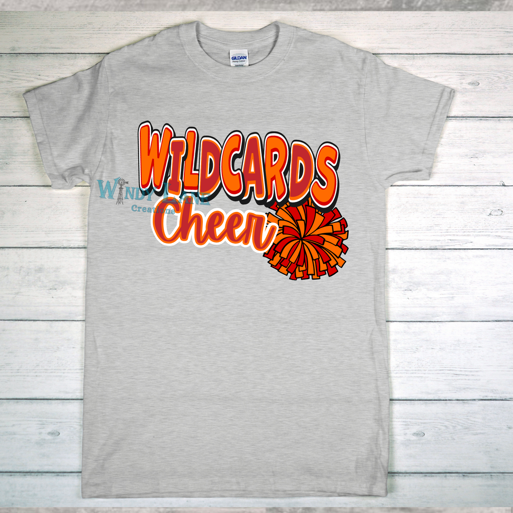 Wildcards Cheer Gildan T-shirt/ crewneck