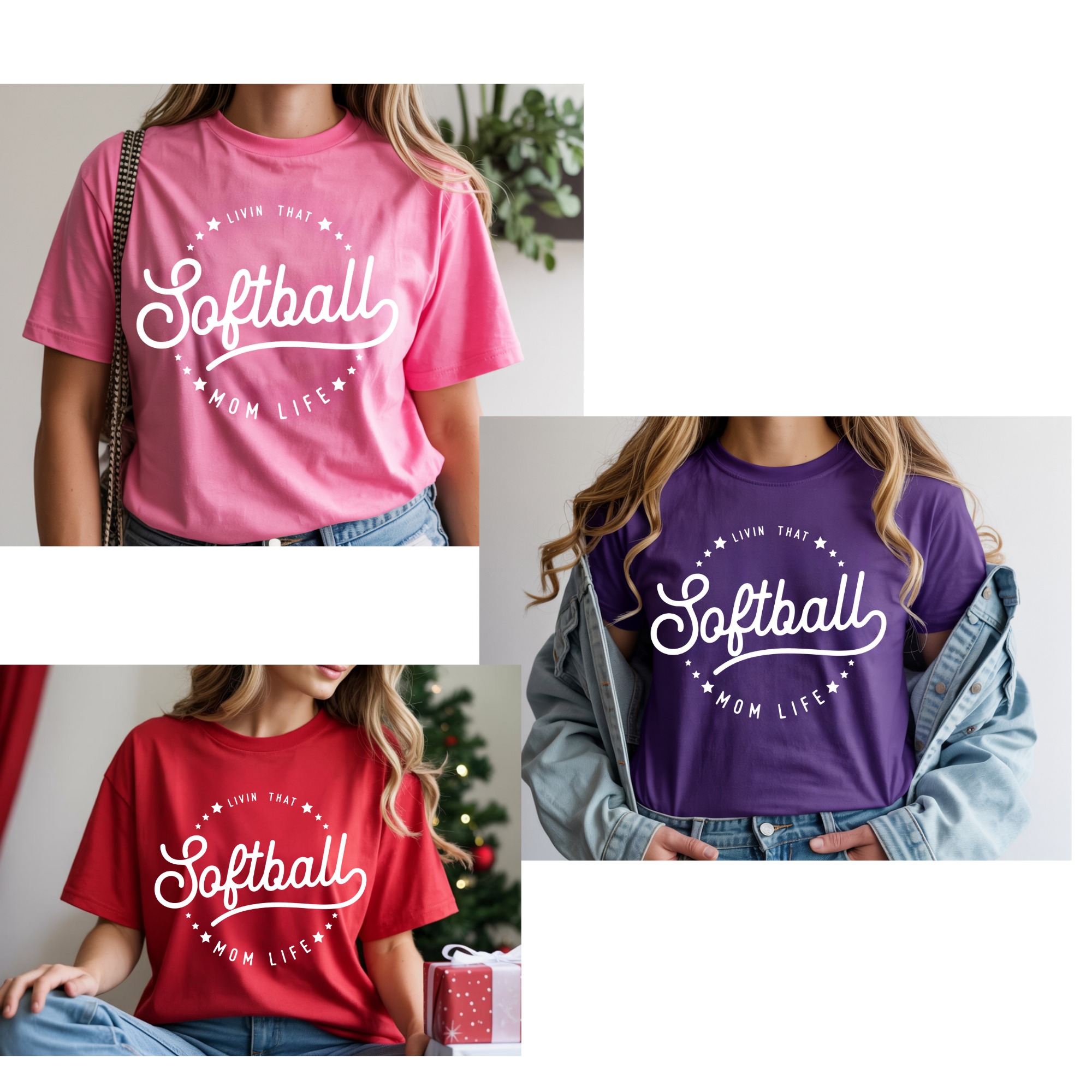 Softball mom life Gidlan softstyle tshirt