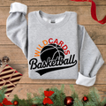 Wildcards basketball with tail on Gildan Sport Gray