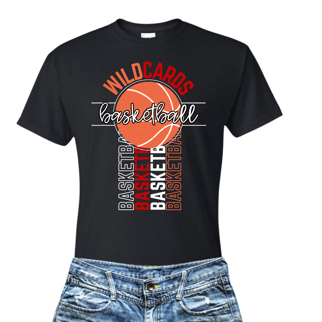 Wildcards basketball Black/ Gray T-shirt/ Crewneck