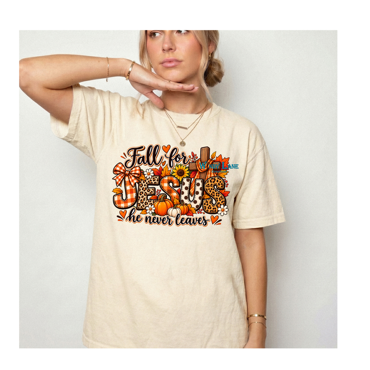 Fall for Jesus Gildan Softstyle Off white