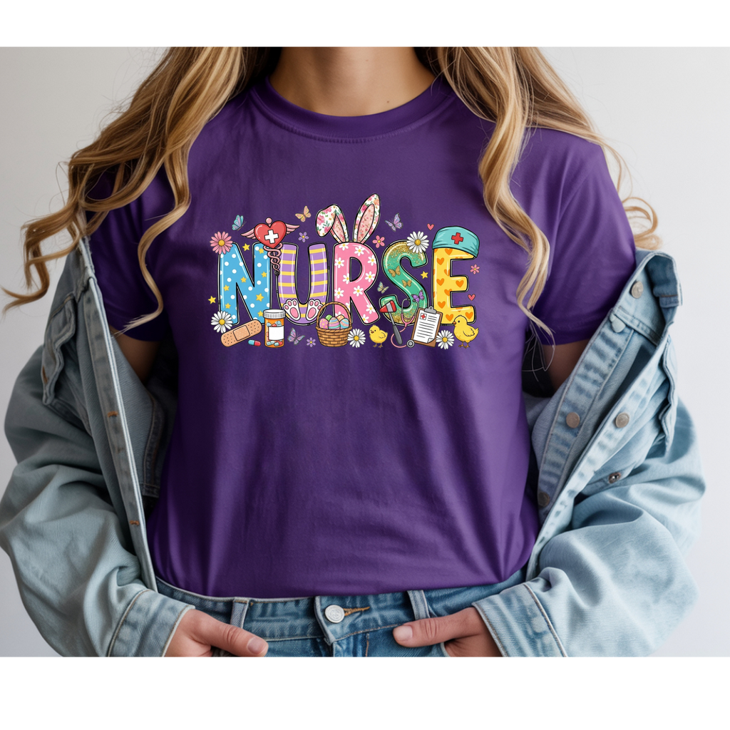 Easter Nurse Gildan T-shirt
